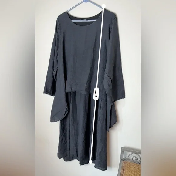 bryn Walker Black Long Sleeve Dress - Picture 6 of 9